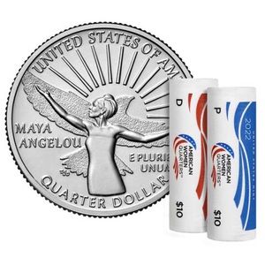 🪙 2022 Maya Angelou American Women Quarters 2-Roll Set 🪙